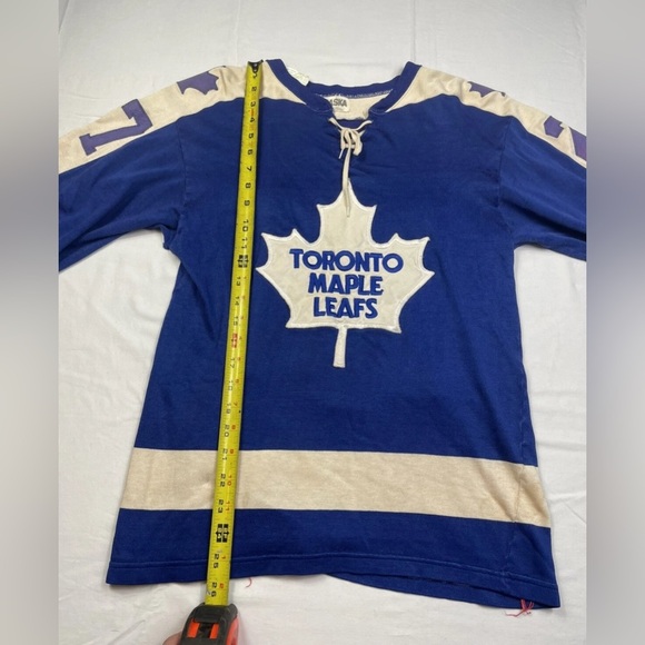 Vtg 1970’s Rare Authentic Toronto Maple Leafs Darryl Sittler Maska Jersey Sz S - Picture 13 of 16